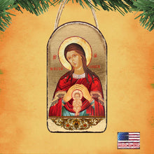 Load image into Gallery viewer, Blessed Virgin Mary Life-giving Religious Christian Sacred Icon Ornament - Inspirational Icon Decor - 87017