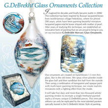 Load image into Gallery viewer, Noah's Ark Ball Glass Ornament by G. DeBrekht