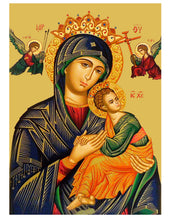 Load image into Gallery viewer, ravel Prayer Book - Traveling Faith: Perpetual Help Icon with Prayer in Leatherette Wallet Case
