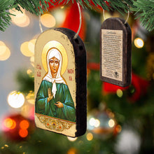 Load image into Gallery viewer, Matrona Plaque Religious Orthodox Sacred Icon Ornament