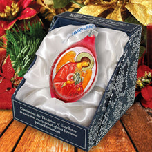 Load image into Gallery viewer, Saint Michael Drop Glass Ornament by G. DeBrekht