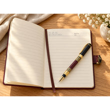 Load image into Gallery viewer, Guardian Angel Prayer Journal with Pen Christian Religious Gift Gratitude Notebook– PU Leather - 8 7/8"x5 8/8"