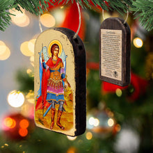 Load image into Gallery viewer, Saint Michael the Angel Religious Christian Sacred Icon Ornament - Inspirational Icon Décor - 87022