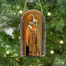 Load image into Gallery viewer, Saint Nick Religious Christian Sacred Icon Ornament - Inspirational Icon Décor - 87033