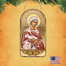 Load image into Gallery viewer, Saint Agnia Religious Christian Sacred Icon Ornament - Inspirational Icon Decor - 87025