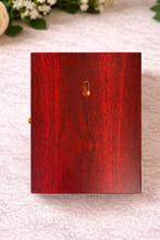 Load image into Gallery viewer, Three Bar Cross Wooden Icon Box Keepsake For Prayer Beads Rosary Jewelry - Anything Sacred 7 1/2 Inch - Table or Wall Hanging