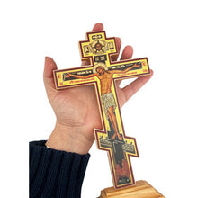 Load image into Gallery viewer, Standing Three Bar Orthodox Cross