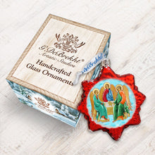 Load image into Gallery viewer, Trinity Mercury Glass Ornament by G. DeBrekht - Nativity Holiday Decor