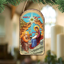 Load image into Gallery viewer, Orthodox Nativity Religious Christian Sacred Icon Ornament - Inspirational Icon Decor - 87052