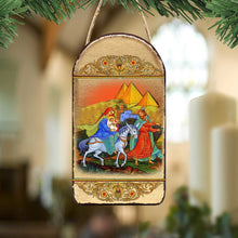 Load image into Gallery viewer, Flight to Egypt Religious Orthodox Sacred Icon Ornament - Inspirational Icon Decor - 87016