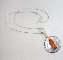 Load image into Gallery viewer, Saint Paul Silver Plated Mother of Pearl Necklace