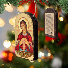 Load image into Gallery viewer, Blessed Virgin Mary Life-giving Religious Christian Sacred Icon Ornament - Inspirational Icon Decor - 87017