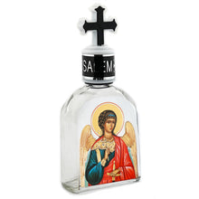 Load image into Gallery viewer, Holy Water Bottle - Glass - Guardian Angel - 5 inch
