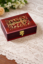 Load image into Gallery viewer, Three Bar Cross Wooden Icon Box Keepsake For Prayer Beads Rosary Jewelry - Anything Sacred 7 1/2 Inch - Table or Wall Hanging