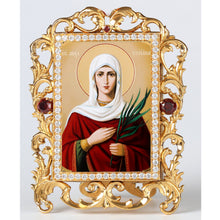 Load image into Gallery viewer, Orthodox Icon Saint Tatiana Jeweled Frame