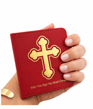 Load image into Gallery viewer, Traveling Icon Diptych - Prayer Book - Nativity of Christ & Virgin Mary