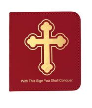 Load image into Gallery viewer, Virgin of Don - Travel Prayer Book - Traveling Faith: Virgin Mary Icon with Prayer in Leatherette Wallet Case