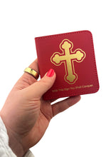 Load image into Gallery viewer, Traveling Icon Diptych - Book Virgin of Vladimir & Christ The Teacher - Traveling Faith - Leatherette Case