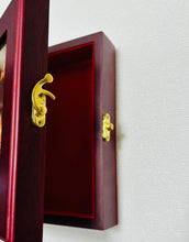 Load image into Gallery viewer, Saint George Icon - Gold Gilded in WALL Hanging Or TABLE Box - Prayer Ropes, Beads, Jewelry Prayer Cards Anything Sacred - Catholic Orthodox Icon 7 1/2 Inch Wall