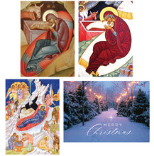 Load image into Gallery viewer, Mixed Pack of 2026 Classic Christmas Cards, pack of 12
