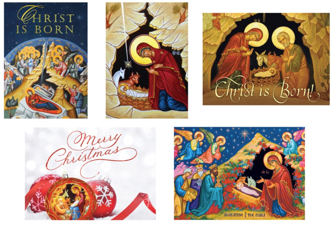 Mixed pack of 2023 Christmas Cards (Version A)
