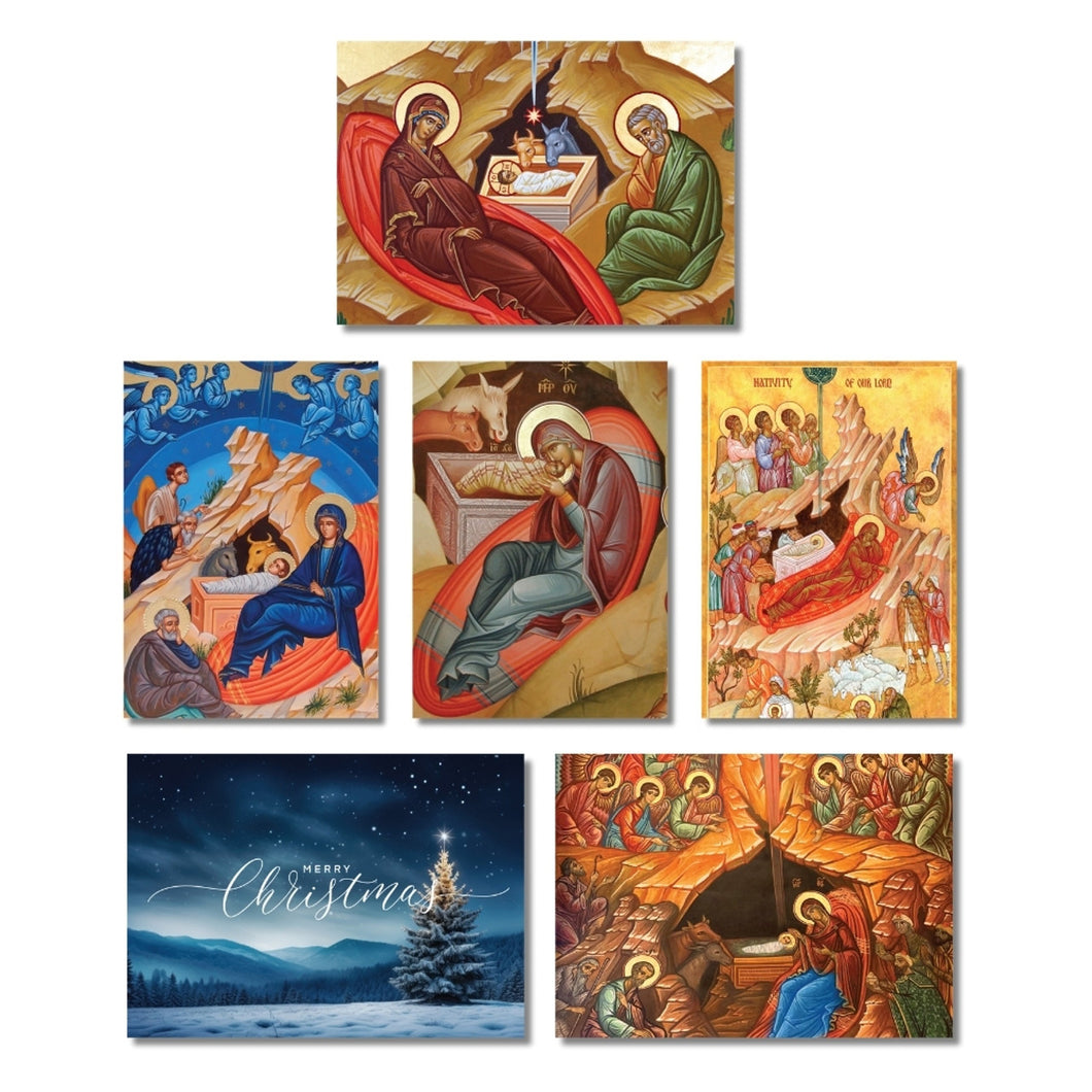 Mixed Pack Christmas Cards ( Pack of 16 Cards)