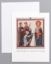 Load image into Gallery viewer, Blessed Nativity, pack of 5 Limited Edition Christmas cards
