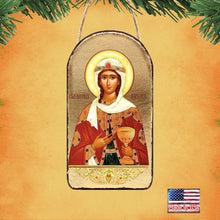 Load image into Gallery viewer, Saint Barbara Religious Orthodox Sacred Icon Ornament - Inspirational Icon Decor - 87038
