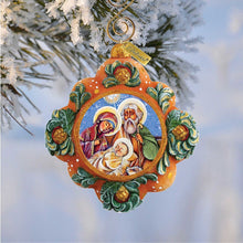 Load image into Gallery viewer, Nativity Sculpted Hand-Painted Christmas Ornament by G. DeBrekht
