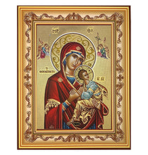 Load image into Gallery viewer, Virgin With Child, Devine Aegis - Perpetual Help Byzantine Greek Icon
