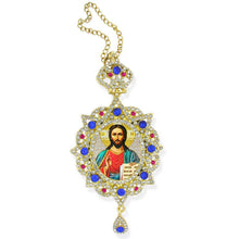 Load image into Gallery viewer, Framed Icon Pendant Ornament Christ The Teacher

