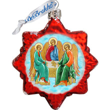 Load image into Gallery viewer, Nativity Mercury Glass Ornaments Set of 3 by G. DeBrekht
