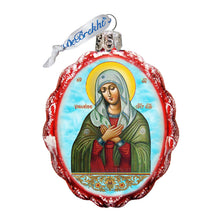 Load image into Gallery viewer, Mother of God Tenderness Mercury Glass Ornament by G. DeBrekht
