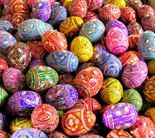 Load image into Gallery viewer, Hand Painted Assorted Set of 100 Pieces Colorful Ukrainian Pysanky Eggs
