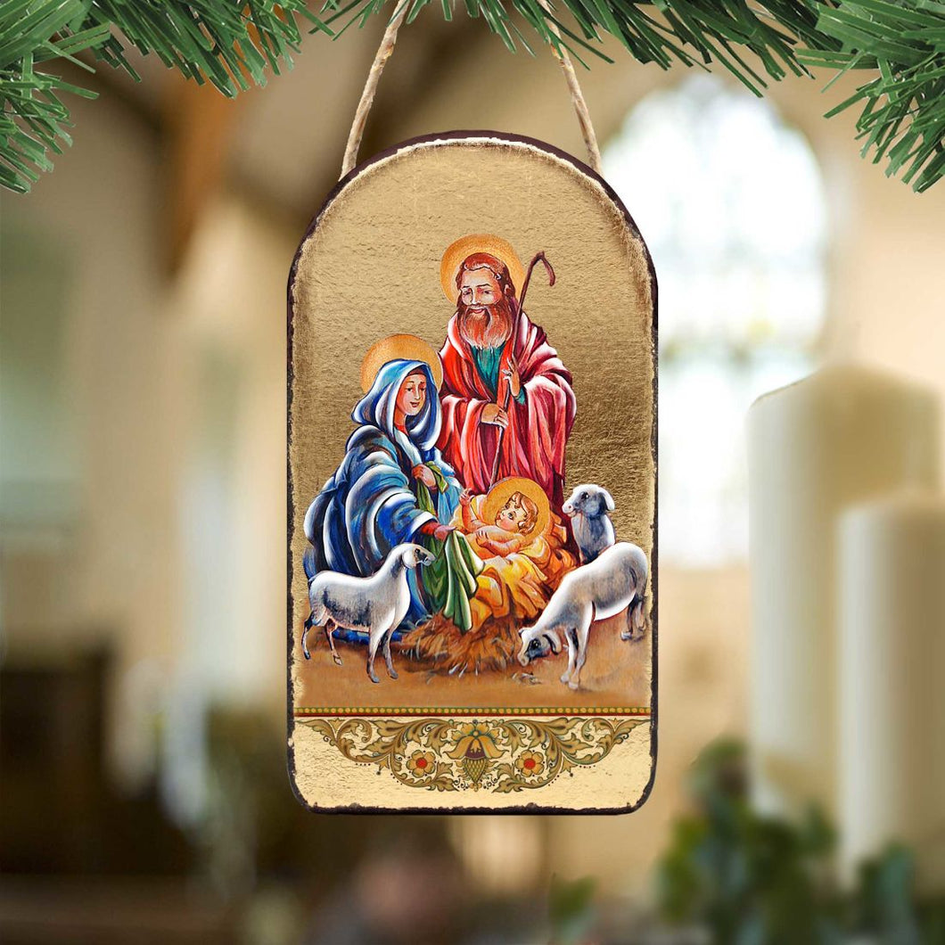 Holy Family Religious Christian Sacred Icon Ornament