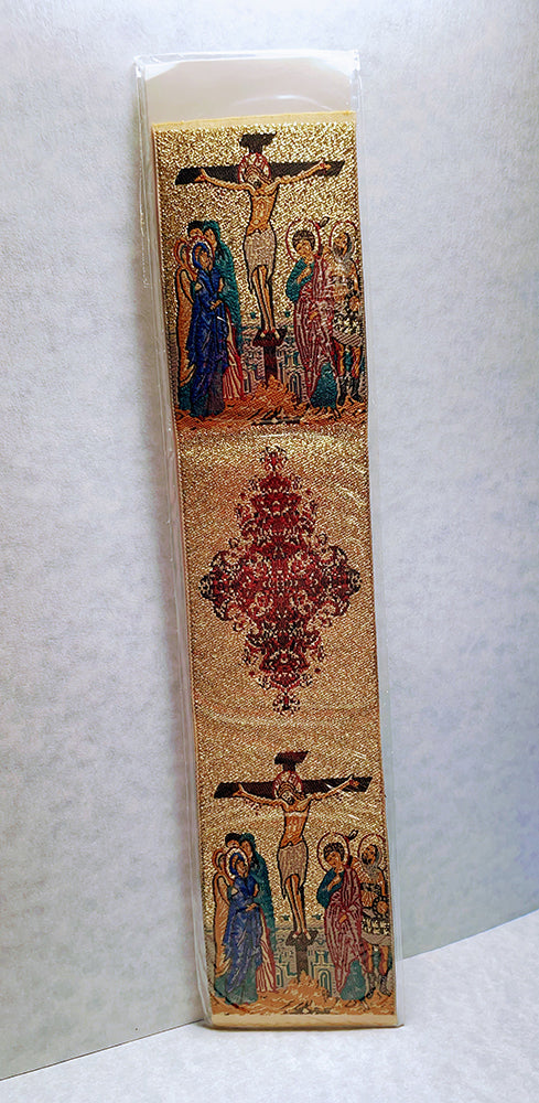 Orthodox Woven Bookmark Crucifixion