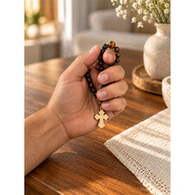 Load image into Gallery viewer, Wooden Prayer Beads 33 Beads With Cross - For Jesus Prayer  - Chotki Byzantine Cross
