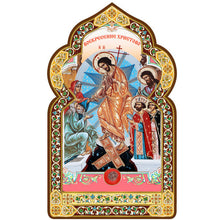 Load image into Gallery viewer, Resurrection of Christ Dome Shape Icon -
