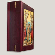 Load image into Gallery viewer, Resurrection Icon  Icon Framed in WALL Hanging Or TABLE  Box - Prayer Ropes, Beads, Jewelry Prayer Cards Anything Sacred - Catholic Orthodox icon  Icon 7 1/2 Inch
