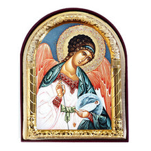Load image into Gallery viewer, Arched  Guardian Angel With Three Bar Cross
