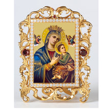 Load image into Gallery viewer, Orthodox Icon Perpetual Help Jeweled Frame
