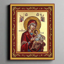 Load image into Gallery viewer, Our Lady of Perpetual Help Gilded Greek Orthodox Byzantine  Icon
