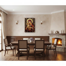 Load image into Gallery viewer, Theotokos and Christ Child Icon Framed Canvas Print
