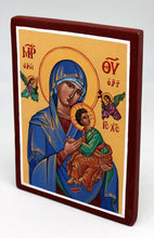 Load image into Gallery viewer, Virgin Mary Directress - Original One-of-a-Kind Orthodox Icon Handpainted on Wood 7.5 x 5.5&quot; , Signed by G. DeBrekht with Certificate

