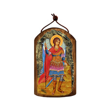 Load image into Gallery viewer, Saint Michael the Angel Religious Christian Sacred Icon Ornament - Inspirational Icon Décor - 87022
