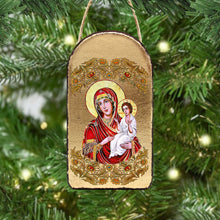 Load image into Gallery viewer, Virgin Mary Directress Religious Orthodox Sacred Icon Ornament - Inspirational Icon Decor - 87029
