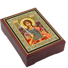 Load image into Gallery viewer, Wooden Icon Box - Saint Michael
