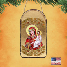 Load image into Gallery viewer, Virgin Mary Directress Religious Orthodox Sacred Icon Ornament - Inspirational Icon Decor - 87029
