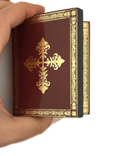 Load image into Gallery viewer, Icon Diptych - Icon Diptych Saint Mary Magdalene the Red Egg &amp; Resurrection With Cross on the Front &amp; Back 3 1/4 Inch tall
