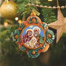 Load image into Gallery viewer, Nativity Sculpted Hand-Painted Christmas Ornament by G. DeBrekht
